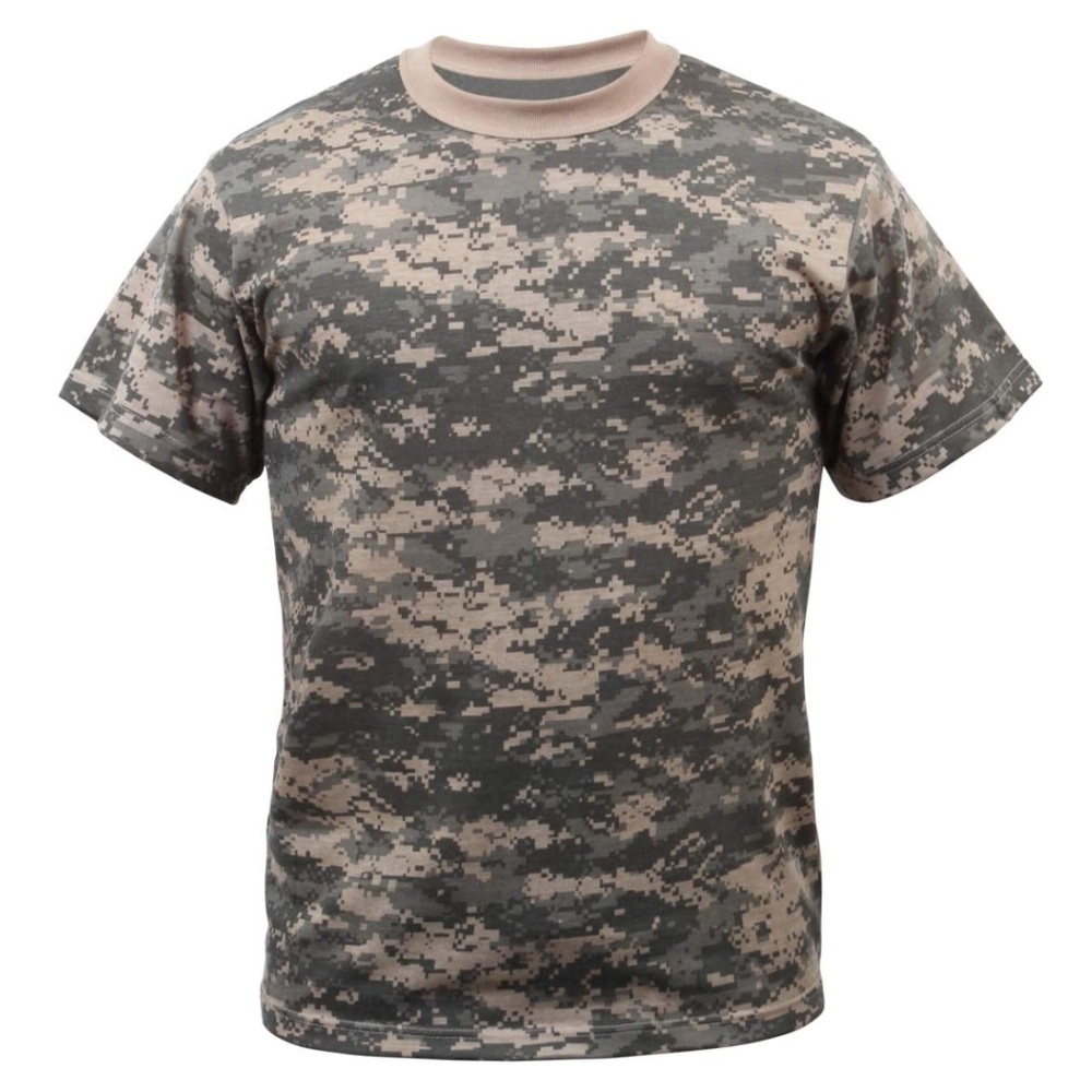 Mens Rothco ACU DIGITAL CAMO Tactical TShirt Military Camouflage Various Sizes